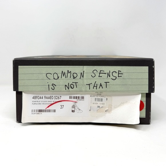 Gucci Purple Dragon Embroidered Mary Jane Heels Spiked Block Crystal 37 FW 2017 - Picture 11 of 12